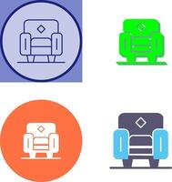 Armchair Icon Design vector