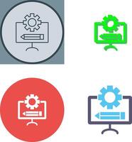 Blueprint Icon Design vector