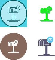 Mail Box Icon Design vector