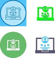 Rating Icon Design vector