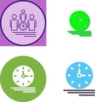 Team Management Icon Design vector