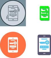 One Time Password Icon Design vector