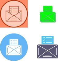 Check List Icon Design vector