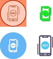 Recorder Icon Design vector