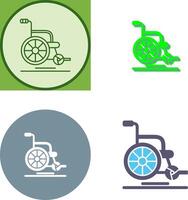 Wheel Chair Icon Design vector