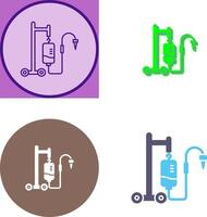 Intravenous Icon Design vector