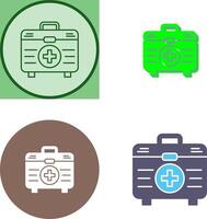 First Aid Kit Icon Design vector