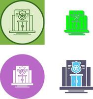Police Station Icon Design vector
