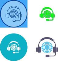 Call Center Icon Design vector