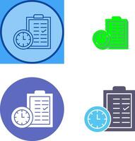 Time Planing Icon Design vector