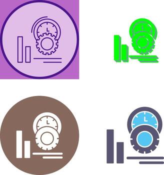 diseño de icono de rendimiento vector