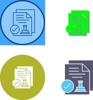 Approved Icon Design vector