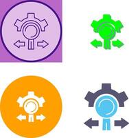 Research and Development Icon Design vector