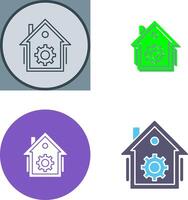 Home Automation Icon Design vector