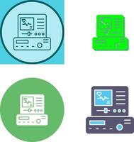 Electrocardiogram Icon Design vector