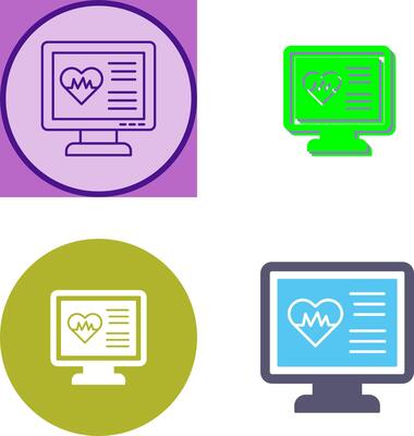 Cardiogram Icon Design
