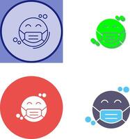 Mask Icon Design vector