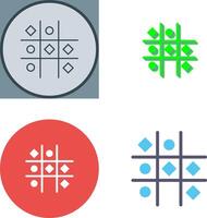 Tic Tac Toe Icon Design vector