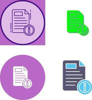 Document Icon Design vector