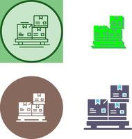 Packages Icon Design vector
