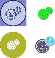 Clock Icon Design vector