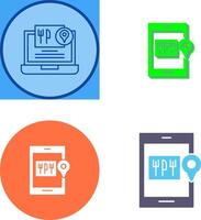 Food Delivery Icon Design vector