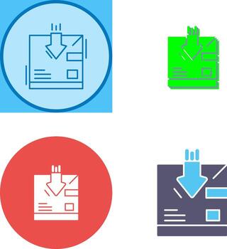 Return Icon Design vector