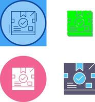 Delivery Box Icon Design vector