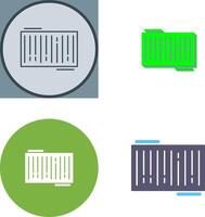 Barcode Icon Design vector
