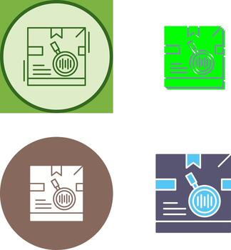 rastreo código icono diseño vector