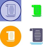 Document Icon Design vector