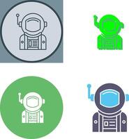 Astronaut Icon Design vector