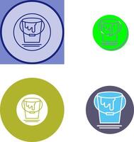 Paint Bucket Icon Design vector