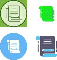 Write Icon Design vector