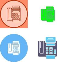 fax Machine Icon Design vector