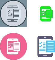 Check List Icon Design vector