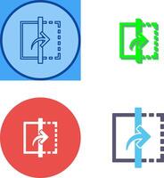 Reflect Icon Design vector
