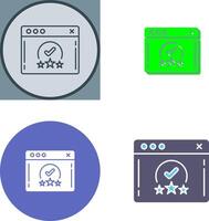Rating Icon Design vector