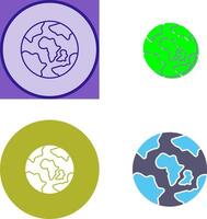 Earth Icon Design vector