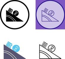Rolling Icon Design vector