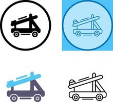 Catapult Icon Design vector