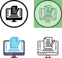 Note Icon Design vector