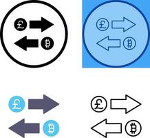 Exchange Icon Design vector