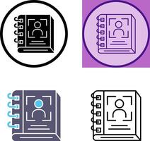 directorio icono diseño vector