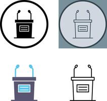 Debate Icon Design vector