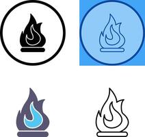 diseño de icono de fuego vector