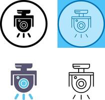 Security Camera Icon Design vector