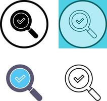 Magnifying Glass Icon Design vector