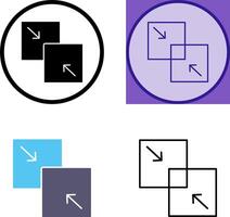 Combine Icon Design vector