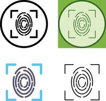 Fingerprint Icon Design vector